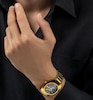 Thumbnail Image 5 of Rado DiaStar Men's Skeleton Dial Gold-Tone Bracelet Watch