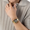 Thumbnail Image 6 of Rado DiaStar Men's Skeleton Dial Gold-Tone Bracelet Watch