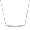 Thumbnail Image 1 of Emporio Armani ID Sterling Silver Cubic Zirconia Necklace