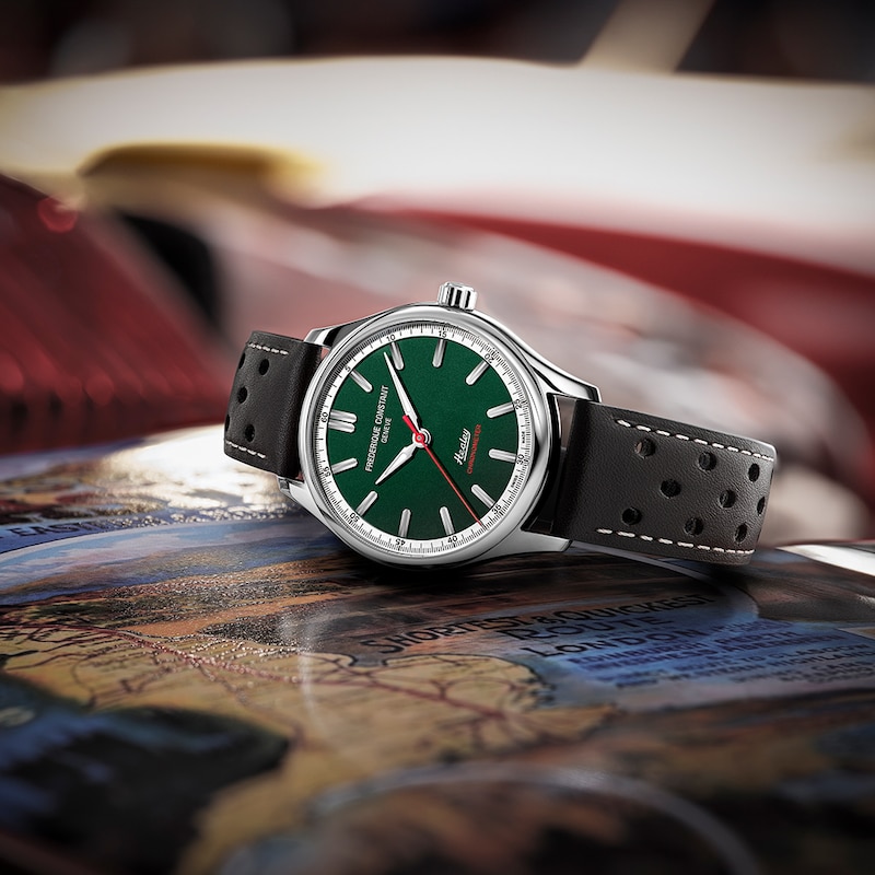 Main Image 4 of Frederique Constant Classics British Racing Green Dial & Leather Limited Edition Watch