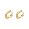 Thumbnail Image 1 of CARAT* LONDON Alix Nude Yellow Gold Vermeil Huggie Earrings