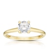 Thumbnail Image 0 of 14ct Yellow Gold 0.66ct Diamond Round Cut Solitaire Ring
