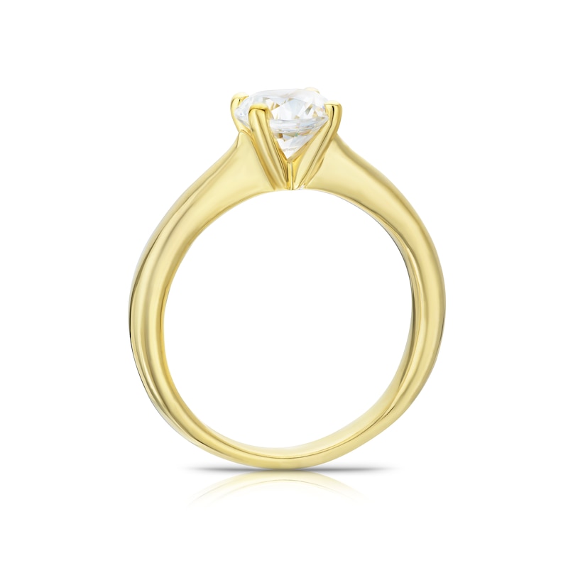 Origin 18ct Yellow Gold 1ct Diamond Round Cut Solitaire Ring