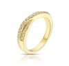 Thumbnail Image 1 of Origin 18ct Yellow Gold 0.33ct Diamond Crossover Eternity Ring