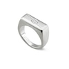 Thumbnail Image 0 of Gucci Tag Sterling Silver Interlocking Logo Ring (Size N-O)