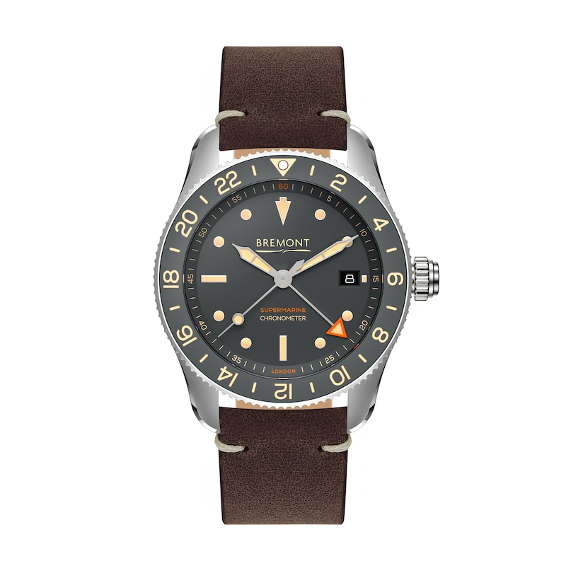 Bremont Supermarine Ocean Brown Leather Strap Limited Edition Watch