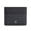 Thumbnail Image 1 of BOSS Monogram Double B Trim Leather Card Holder