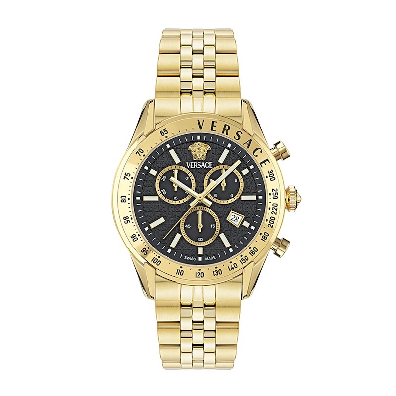 Main Image 1 of Versace Chrono Master Men's Gold Tone Bracelet Watch