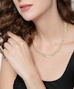 Thumbnail Image 2 of BOSS Halia Ladies' Gold-Tone IP 16 Inch Link Chain Necklace