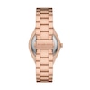 Thumbnail Image 1 of Michael Kors Lennox Pink Dial & Rose Gold-Tone Bracelet Watch