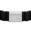 Thumbnail Image 2 of Emporio Armani Men's ID Stainless Steel & Silicone Strap Bracelet