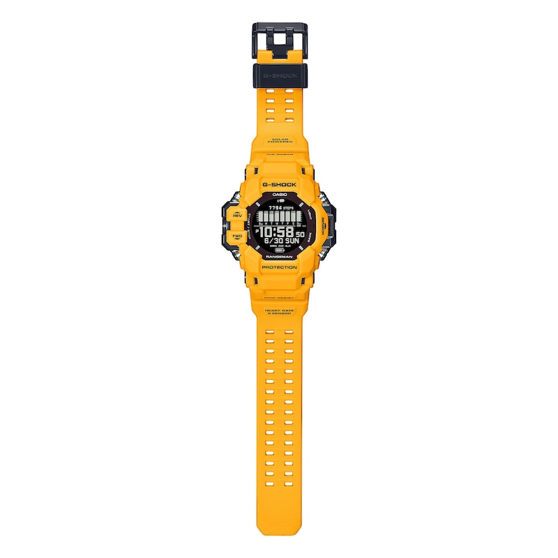 Main Image 5 of G-Shock GPR-H1000-9ER Master Of G Yellow Resin Strap Watch