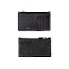 Thumbnail Image 1 of BOSS Men's Textured Black Leather 10CC Zip Wallet