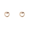 Thumbnail Image 1 of Gucci Horsebit 18ct Rose Gold Diamond Stud Earrings