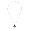 Thumbnail Image 1 of Gucci Interlocking 18ct Yellow Gold Diamond & Onyx Round Pendant