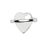 Thumbnail Image 2 of Gucci Trademark Sterling Silver Cut Out Heart Shaped Ring (Size K-L)