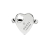 Thumbnail Image 1 of Gucci Trademark Sterling Silver Cut Out Heart Shaped Ring (Size L)