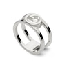 Thumbnail Image 0 of Gucci Interlocking Sterling Silver Large Ring (Size O-P)