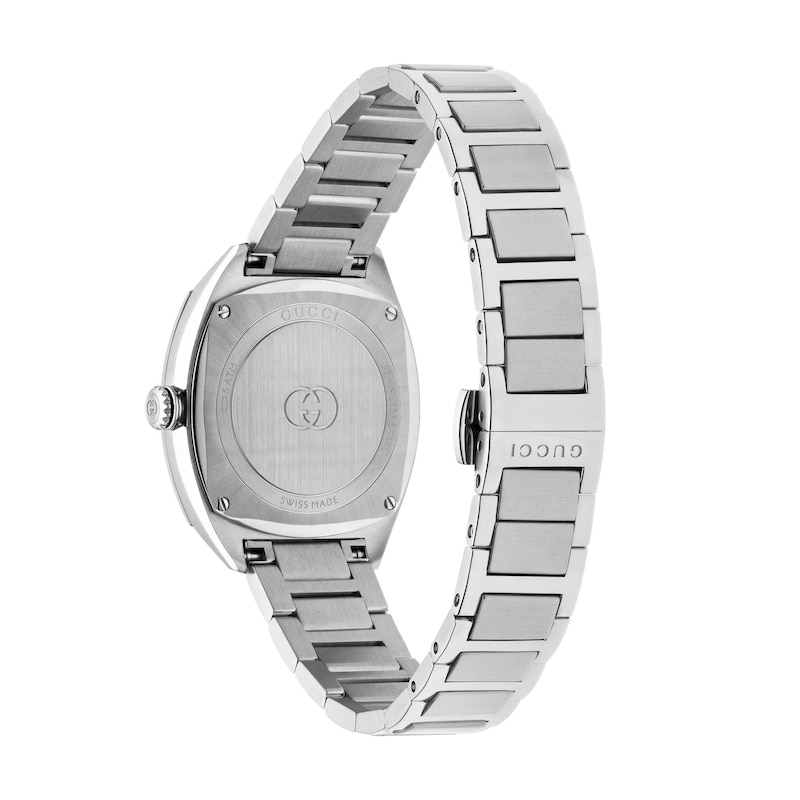 Gucci Interlocking Diamond Stainless Steel Bracelet Watch