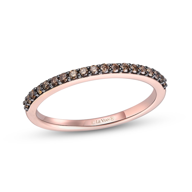 Main Image 1 of Le Vian 14ct Rose Gold 0.20ct Chocolate Diamond Eternity Ring