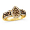 Thumbnail Image 1 of Le Vian 14ct Yellow Gold 0.80ct Chocolate Diamond Pear Shaped Ring