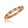 Thumbnail Image 1 of Le Vian 14ct Rose Gold 1ct Chocolate & Nude Diamond Eternity Ring