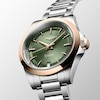 Thumbnail Image 3 of Longines Conquest 18ct Rose Gold & Stainless Steel Bracelet Watch