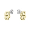 Thumbnail Image 0 of BOSS Double B Ladies' Gold-Tone Monogram Stud Earrings