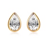 Thumbnail Image 1 of CARAT* LONDON Danu Ladies' Yellow Gold Vermeil Pear Shaped Stud Earrings