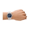 Thumbnail Image 4 of Emporio Armani Blue Dial & Stainless Steel Bracelet Watch