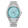 Thumbnail Image 0 of Citizen Forza Super Titanium Men's Turquoise Blue Dial & Stainless Steel Watch