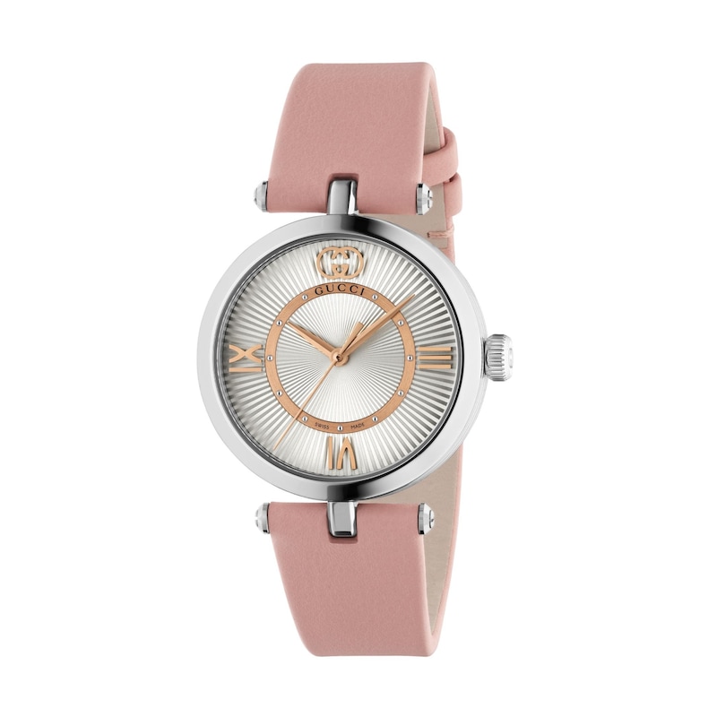 Main Image 1 of Gucci Model 2000 30mm Pink Leather Strap Watch