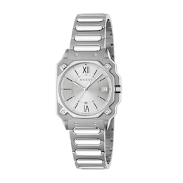 Gucci G-Flat 30mm Stainless Steel Bracelet Watch