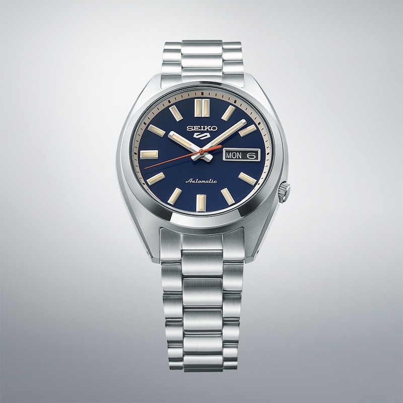 Seiko 5 Sports SNXS ‘Rinse Blue’ Classic Sports Stainless Steel Watch