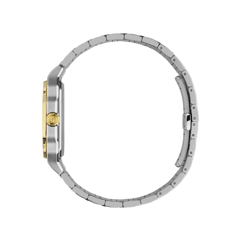 Main Image 3 of Gucci G-Flat 36mm Two Tone Stainless Steel Bracelet Watch