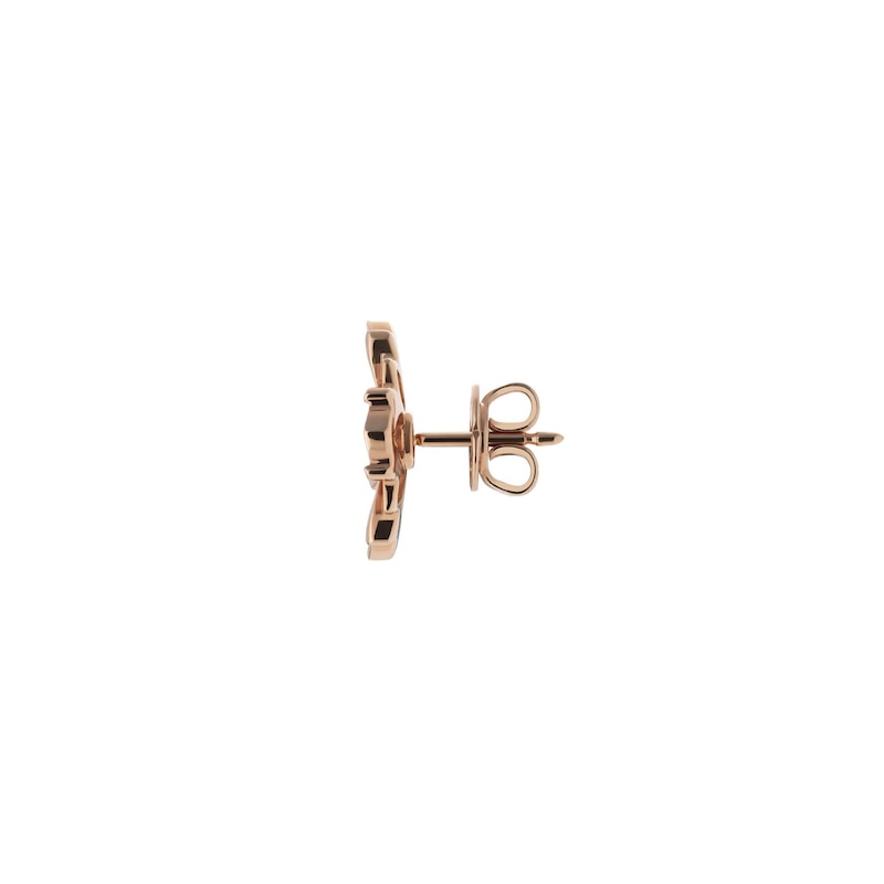 Main Image 2 of Gucci Flora 18ct Rose Gold 0.10ct Diamond Stud Earrings