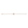 Thumbnail Image 2 of Gucci Flora 18ct Rose Gold 6.3&quot; Diamond Chain Bracelet