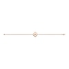 Thumbnail Image 3 of Gucci Flora 18ct Rose Gold 6.3&quot; Diamond Chain Bracelet