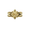 Thumbnail Image 3 of Gucci Flora 18ct Yellow Gold 0.16ct Diamond Flower Shaped Ring (Size J - K)