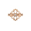 Thumbnail Image 2 of Gucci Flora 18ct Rose Gold Diamond Flower Shaped Ring (Size J - K)