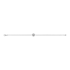 Thumbnail Image 2 of Gucci Flora 18ct White Gold & 0.15ct Diamond Chain 6.3&quot; Bracelet