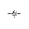 Thumbnail Image 2 of Gucci Flora 18ct White Gold 0.15ct Diamond Flower Shaped Ring (Size L)