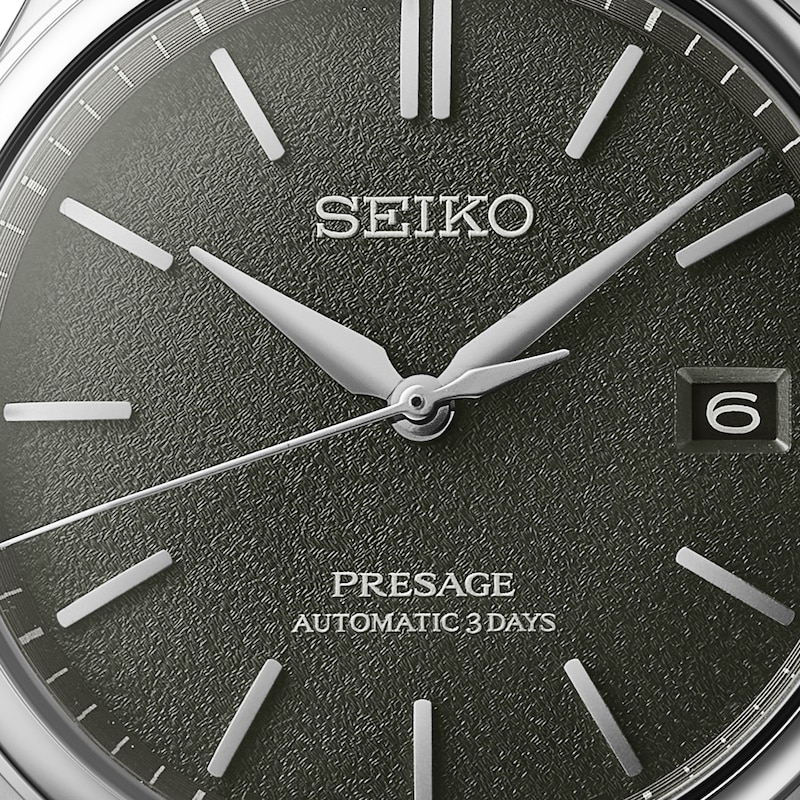 Seiko Presage Classic Series 'Sensaicha' Stainless Steel Watch