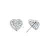 Thumbnail Image 2 of Michael Kors Love Sterling Silver & CZ Heart Shaped Stud Earrings