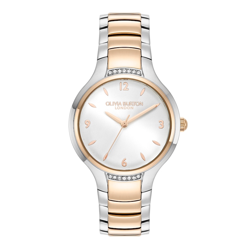 Main Image 1 of Olivia Burton 34mm Rose Gold Tone & Stainless Steel Bracelet Watch