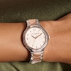 Thumbnail Image 3 of Olivia Burton 34mm Rose Gold Tone & Stainless Steel Bracelet Watch