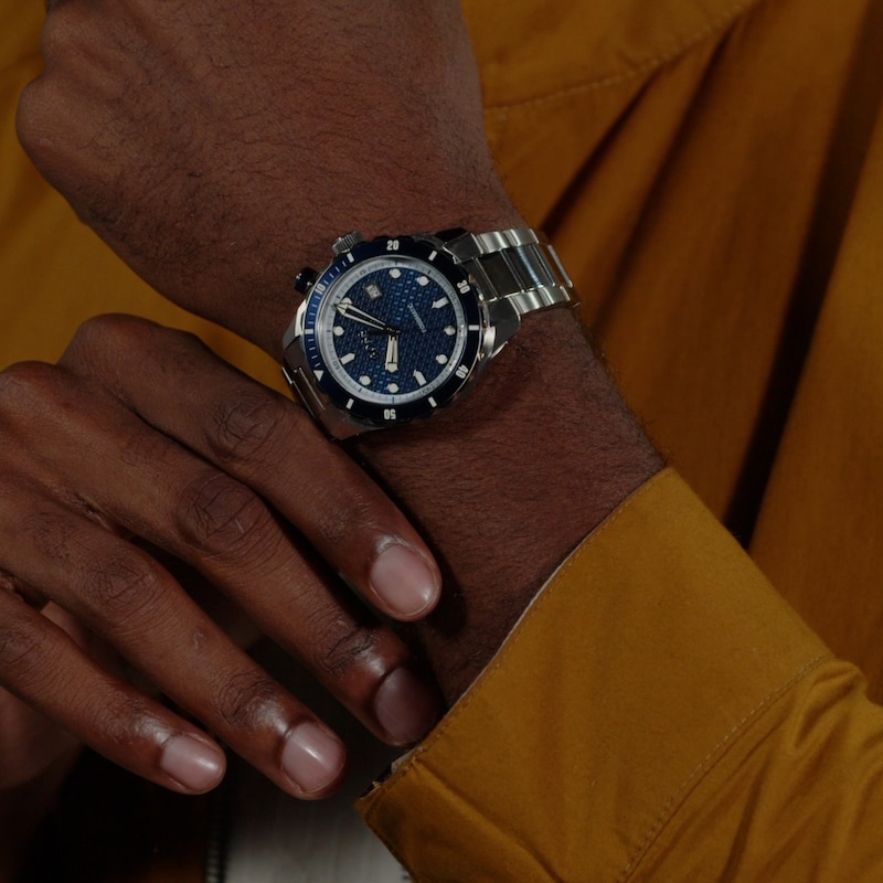 Main Image 4 of BOSS Bossmatic Men's Blue Dial & Stainless Steel Watch