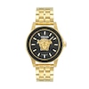 Thumbnail Image 1 of Versace Medusa Men's Black Dial & Gold Tone Bracelet Watch