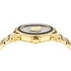 Thumbnail Image 3 of Versace Medusa Men's Black Dial & Gold Tone Bracelet Watch