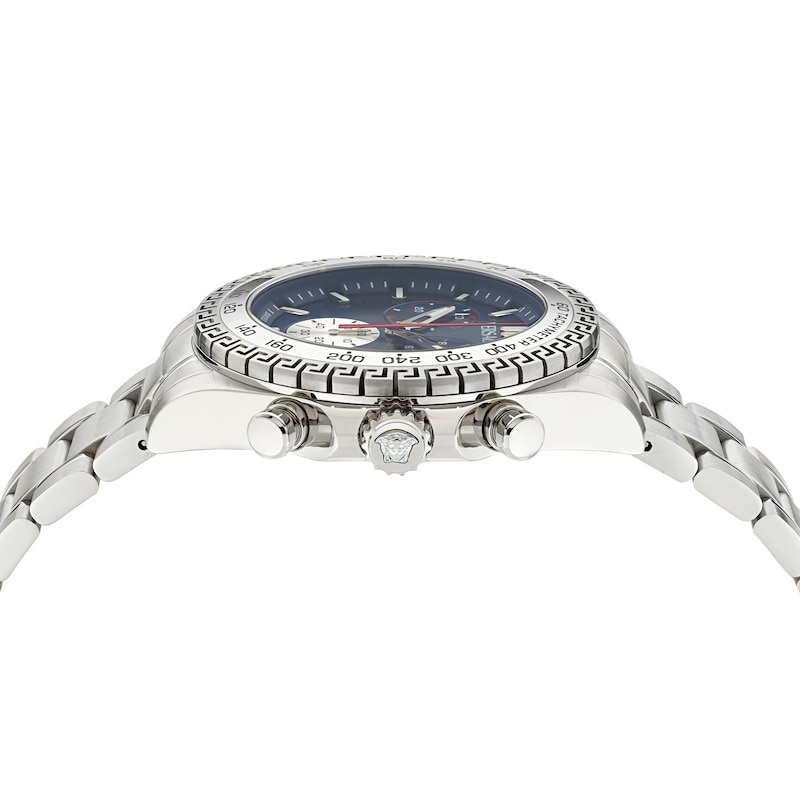 Main Image 3 of Versace Chrono X Men's Blue Dial Stainless Steel Watch